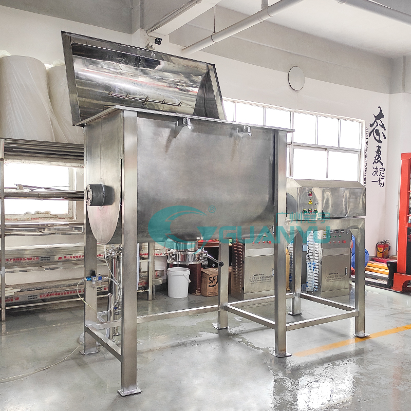 Quality Dry powder mixer machinedouble way scrawl mixer machine stirred blender Manufacturer | GUANYU manufacturer