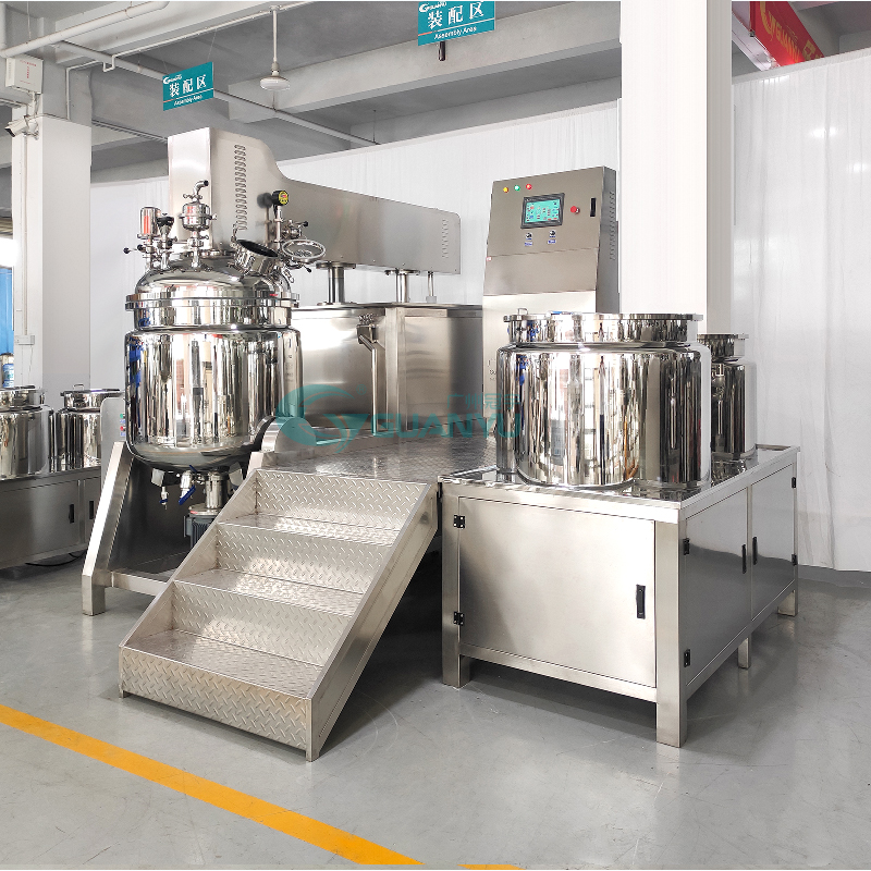 Quality Stainless SteelShaving Gel Making Machine Emulsifier Homogenizer Mixer Manufacturer | GUANYU  in  Guangzhou