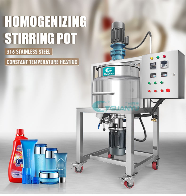 vacuum emulsifier homogenizer