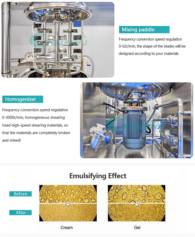 vacuum emulsifying machine