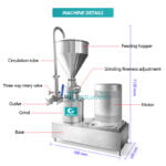 Best Industrial Small Grinding Colloid Mill Almond Nuts Paste Chili Sauce Making Machine Company - GUANYU company