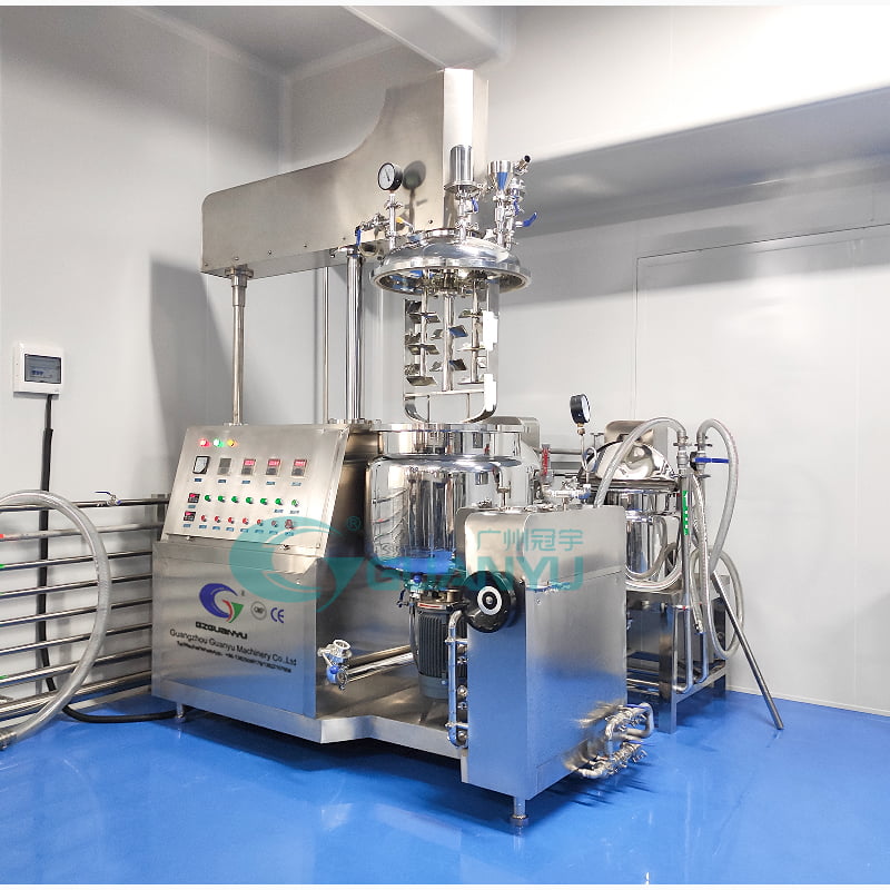 Quality Vacuum Mixer Vacuum Homogenizing Emulsifying Machine Lotion Cream Cosmetics Making Machine Manufacturer | GUANYU