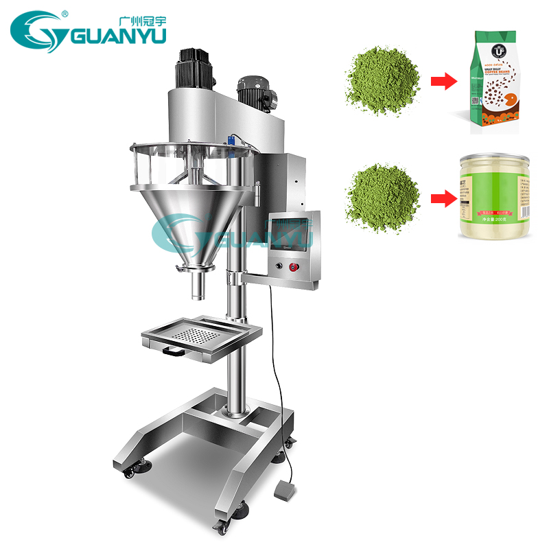 Best Semi-Auto Powder filling machine Milk Powder Spices Auger Filler Detergent Company - GUANYU