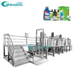 Customized Homogenizer Shampoo Gel Detergent Dishwashing Liquid Emulsifying Mixer Mixing Machine manufacturers | GUANYU