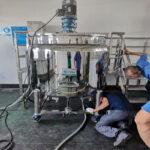 Best Stainless Steel Liquid detergent mixer Chemical Mixing Equipment Soap Making Machine Company - GUANYU  in  Guangzhou
