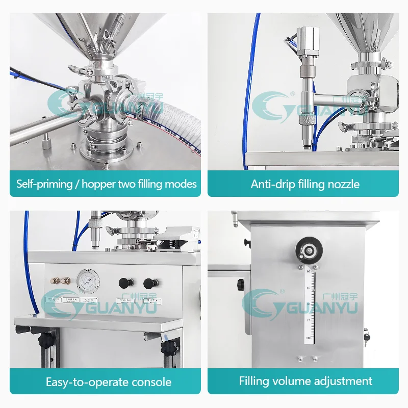 Best Automatic Filling Machine Foaming Liquid Cleaning Agent Servo Follow Filling Capping Machine Company - GUANYU factory