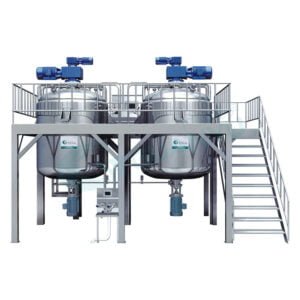 Best Paint mixing tank homogenizing emulsifying equipment Liquid detergent mixer Company - กวานยู