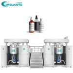 500L 800L software PLC control hydraulic lifting vacuum emulsifier mixer machine industrial cosmetic cream making