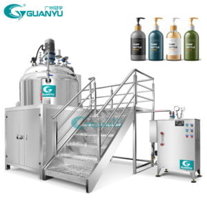 Vacuum Emulsifying Mixer Making Machine Emulsifier Homogenizer Mixer For Cosmetic Manufacturer | GUANYU