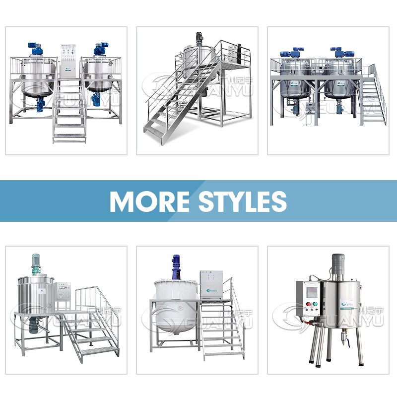Best Mixing equipment Frame type wall scrap frequency conversion Liquid detergent mixer Company - GUANYU factory