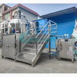 Vacuum Emulsifying Mixer Making Machine Emulsifier Homogenizer Mixer For Cosmetic Manufacturer | GUANYU company