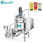 Quality Liquid Gel Shampoo Cream Mixer Blending Electric Heated Mixing Tank with Agitator Manufacturer | GUANYU factory