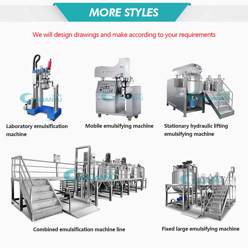 Quality Homogenizer Mixer Lotion Making Equipment Vacuum Emulsifying Cream Production Line Manufacturer | GUANYU manufacturer