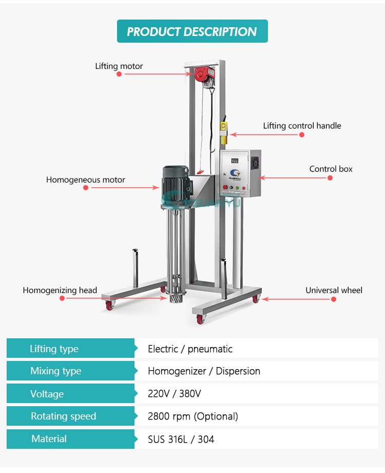 vacuum mixing machine