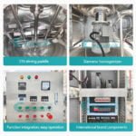 Vacuum Emulsifying Mixer Making Machine Emulsifier Homogenizer Mixer For Cosmetic Manufacturer | GUANYU price