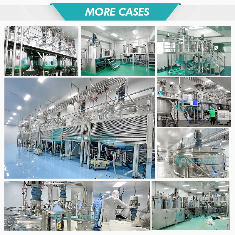 1000L, 2000L,3000L,5000L Hair Wax Shoe Polish Production Line Mixing Machine Mixing Tank Mixer Producing Line  in  Guangzhou