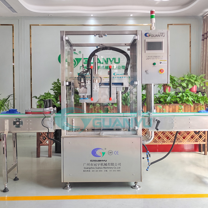 High Stability Automatic Glass Jar Filling Capping Machine Full Automatic Production Line  in  Guangzhou
