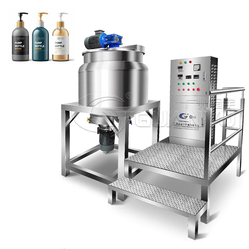 Best Shower Gel Mixer Hand Sanitizer Liquid Chemical Mixing Tank Liquid Soap Making Machine Company - GUANYU