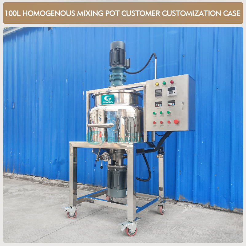 Quality Detergent Liquid Making Machine Liquid Chemical Hand Wash Stainless Steel Mixer Manufacturer | GUANYU price