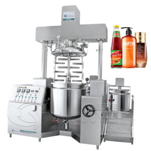 Best Homogenizer Equipment Cosmetic Hydraulic Lifting  Vacuum Emulsifying Mixer Company - غوانيو