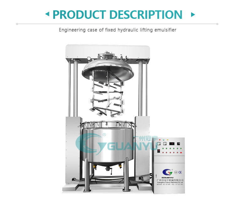 Vacuum Homogenizer Emulsion Machine