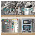 Best Mixing Tank Shampoo Jacket Agitator Mixing Machine Supplier Liquid detergent mixer Company - GUANYU factory