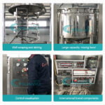 Quality Homogenizer Mixer Lotion Making Equipment Vacuum Emulsifying Cream Production Line Manufacturer | GUANYU factory