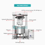 Best Fixed Type Vacuum Mixer Homogenizer Cosmetic Machine Cream Mixing Tank Company - GUANYU