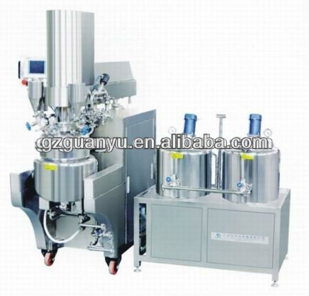 Quality Fully automatic vacuum homogenizer emulsifier cake gel emulsifier equipment Manufacturer | GUANYU
