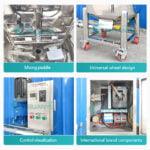 300kg per hour high quality laundry soap making machine Liquid soap mixer machine  in  Guangzhou