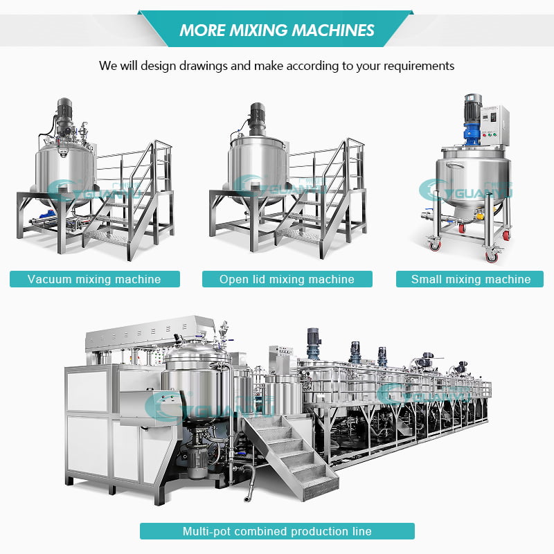 Detergent Processing Line Shampoo Mixer Tank Liquid Soap Manufacturing Plant Mixing Machine Company - GUANYU manufacturer