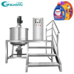 Quality Emulsifiers Cosmetics Mixing Tank Electric Heating Tank Mixer Liquid detergent mixer Manufacturer | GUANYU