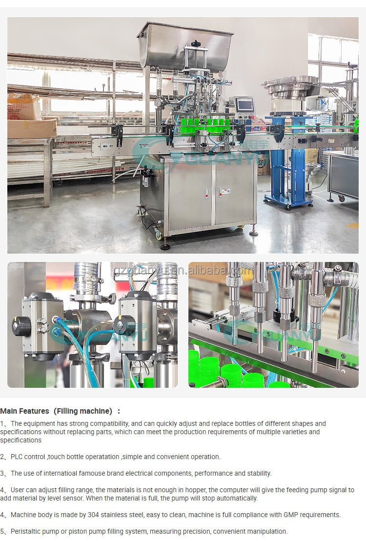 lotion making machine and filling
