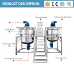 Best Mixing equipment High-speed homogenizer heating device Liquid detergent mixer Company - GUANYU factory