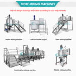 300kg per hour high quality laundry soap making machine Liquid soap mixer machine factory