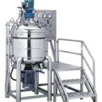 cosmetic making machine hair wax mixing equipment homogenizer mixer tank manufacturer