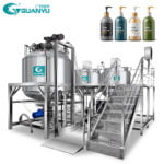 Best Vacuum Emulsifier Cosmetics Production Equipment Vacuum Heating Mixer Company - GUANYU price