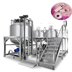Homogenizer 100L 200L 500L Mixing Machine Cosmetic Cream Lotion Sealant Making Machine Silicone Vacuum Emulsifying