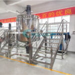 Stainless Steel mixer tank Toothpaste Detergent Production Equipment Line Shampoo Liquid Soap Making Machine factory