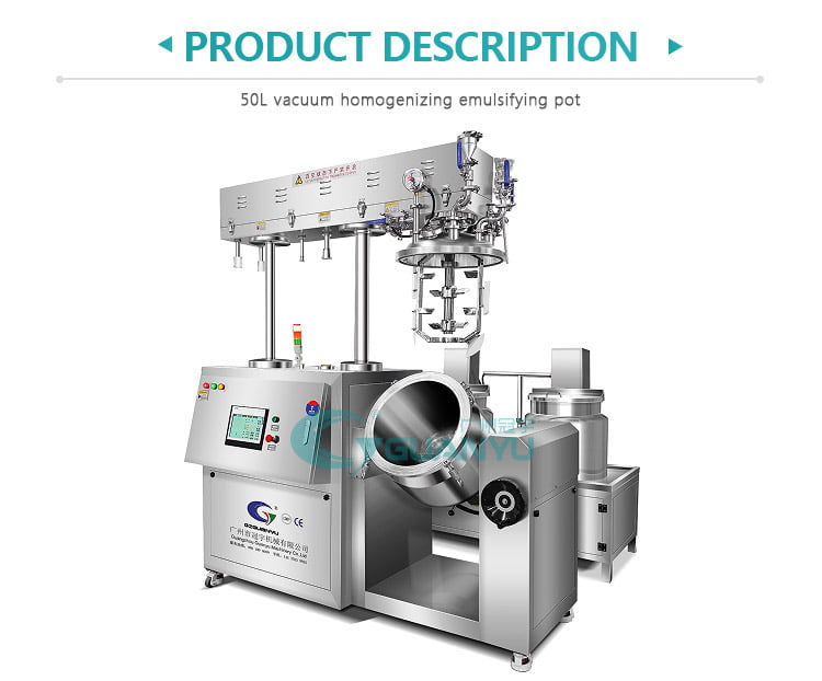 body lotion cream making machine