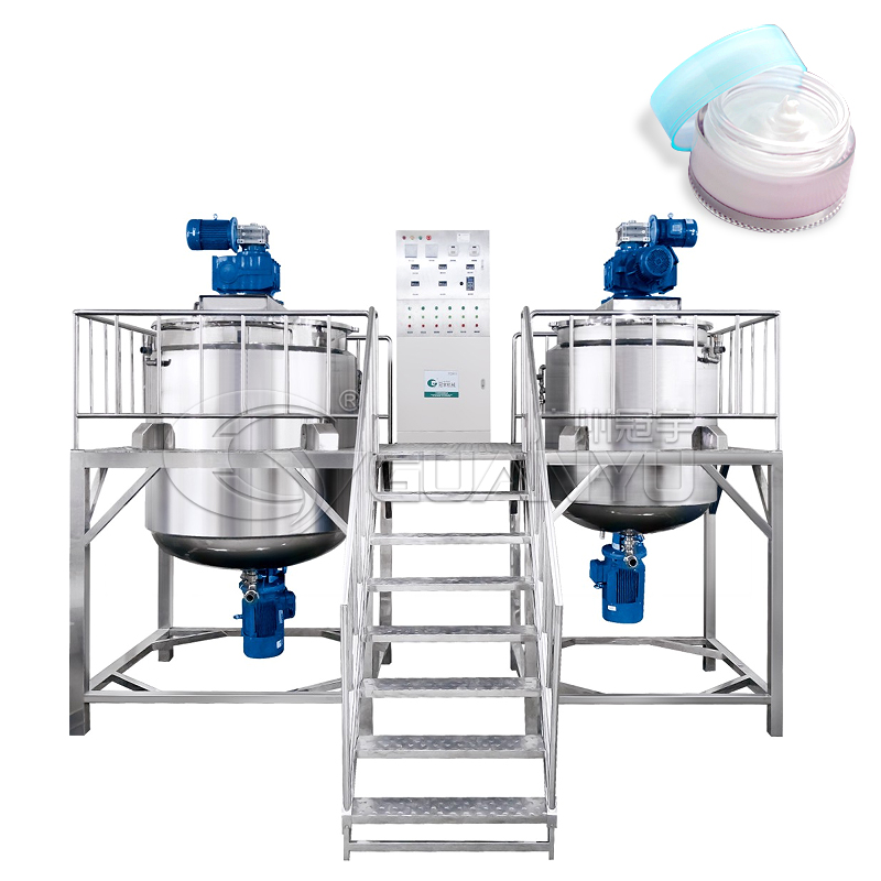 Best Cosmetic Cream Mixing Machine Cosmetics Homogenizer Machine Mixer Company - GUANYU