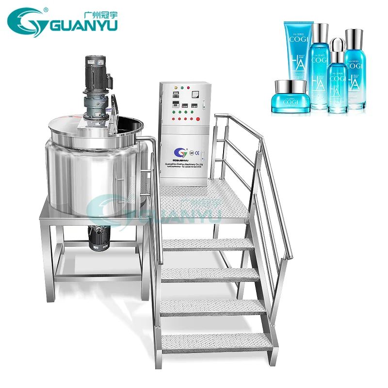 Best Heated Mixing Tank liquid soap agitator detergent mixer vessel blender Liquid detergent mixer Company - GUANYU