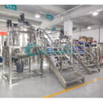 500L Stainless Steel Jacketed Heat Electric Chemical Agitator Mixer Machine With Liquid Mixing Tank For Milk company