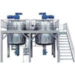 Best Homogenizing mixer tank liquid stirring vessel cosmetic industry blender Company - GUANYU company