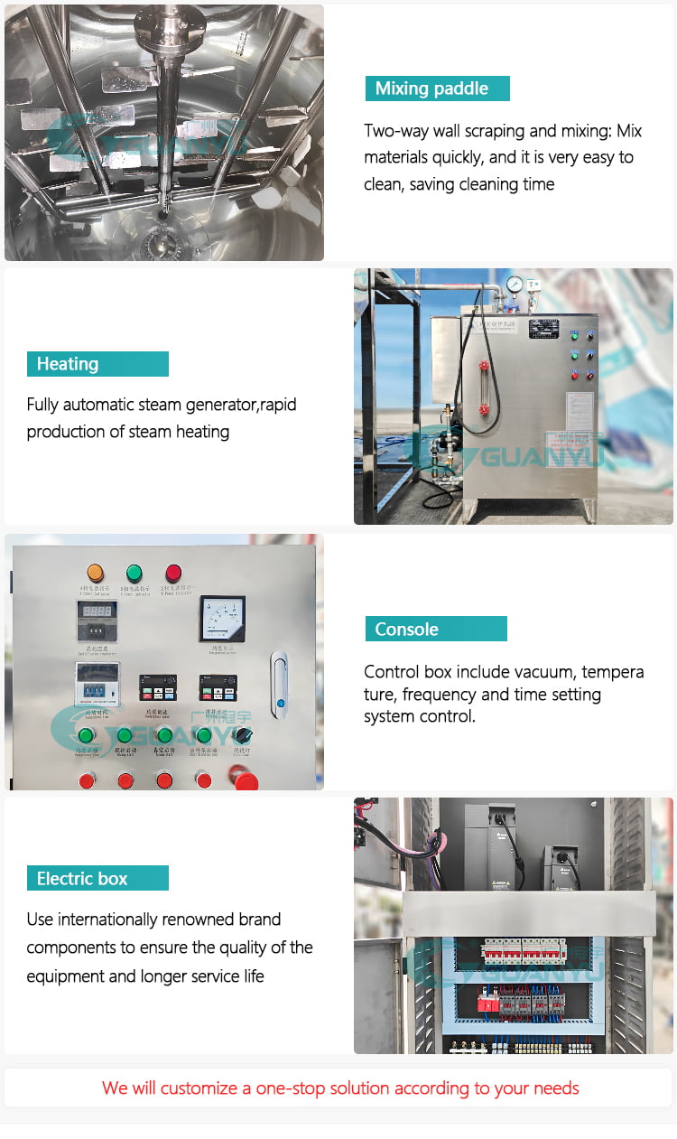 vacuum mixing emulsifying