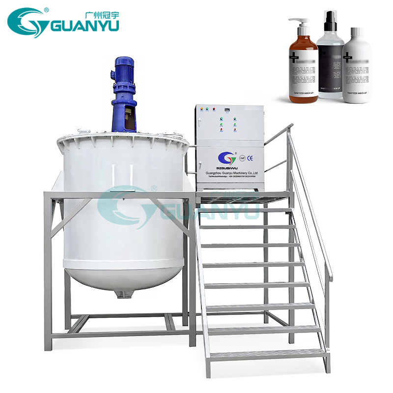 Mixing Machine Toilet Detergent Liquid Making Blending Equipment Anti-corrosive Mixer Tank liquid mixer Company - GUANYU