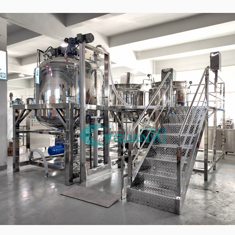 Food Grade Stainless Steel Cheap Jacketed Vat Mixing Equipment Liquid Soap Shampoo Making Machine  in  Guangzhou