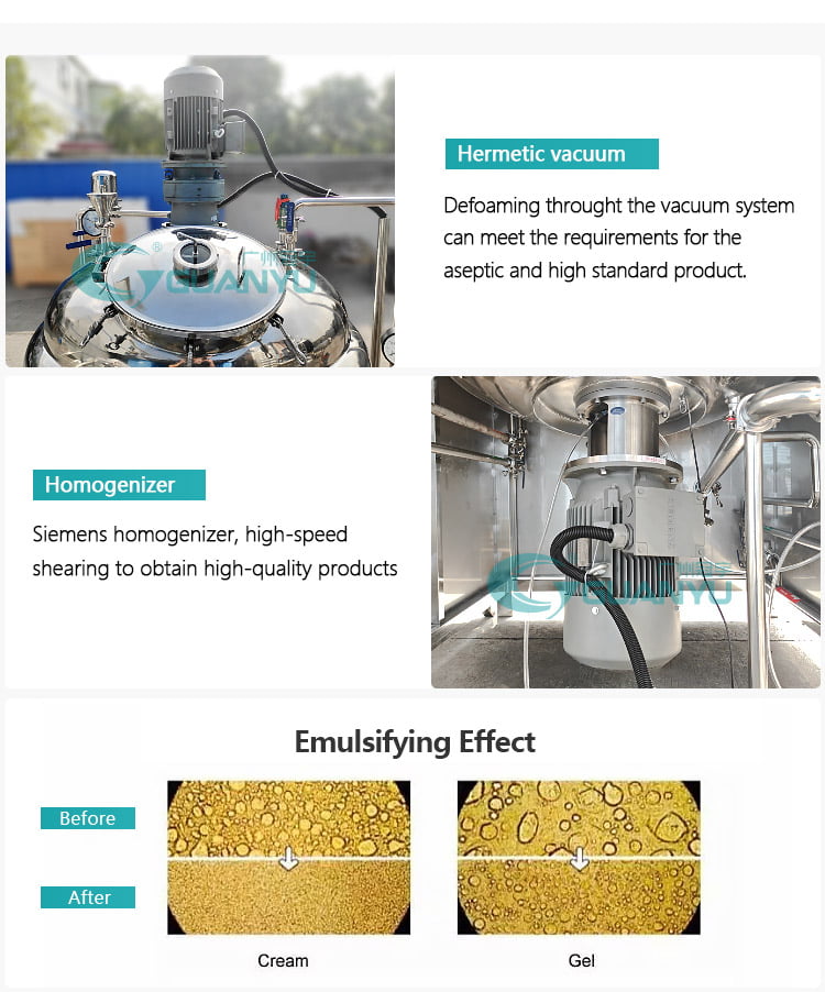 cream homogenizer mixer