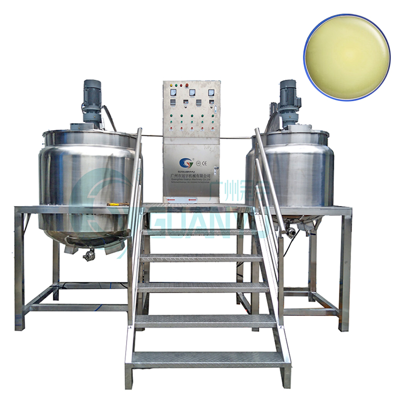Best Shampoo Mixing Machine Cosmetic Cream Making Machine Mixer Liquid detergent mixer Company - GUANYU