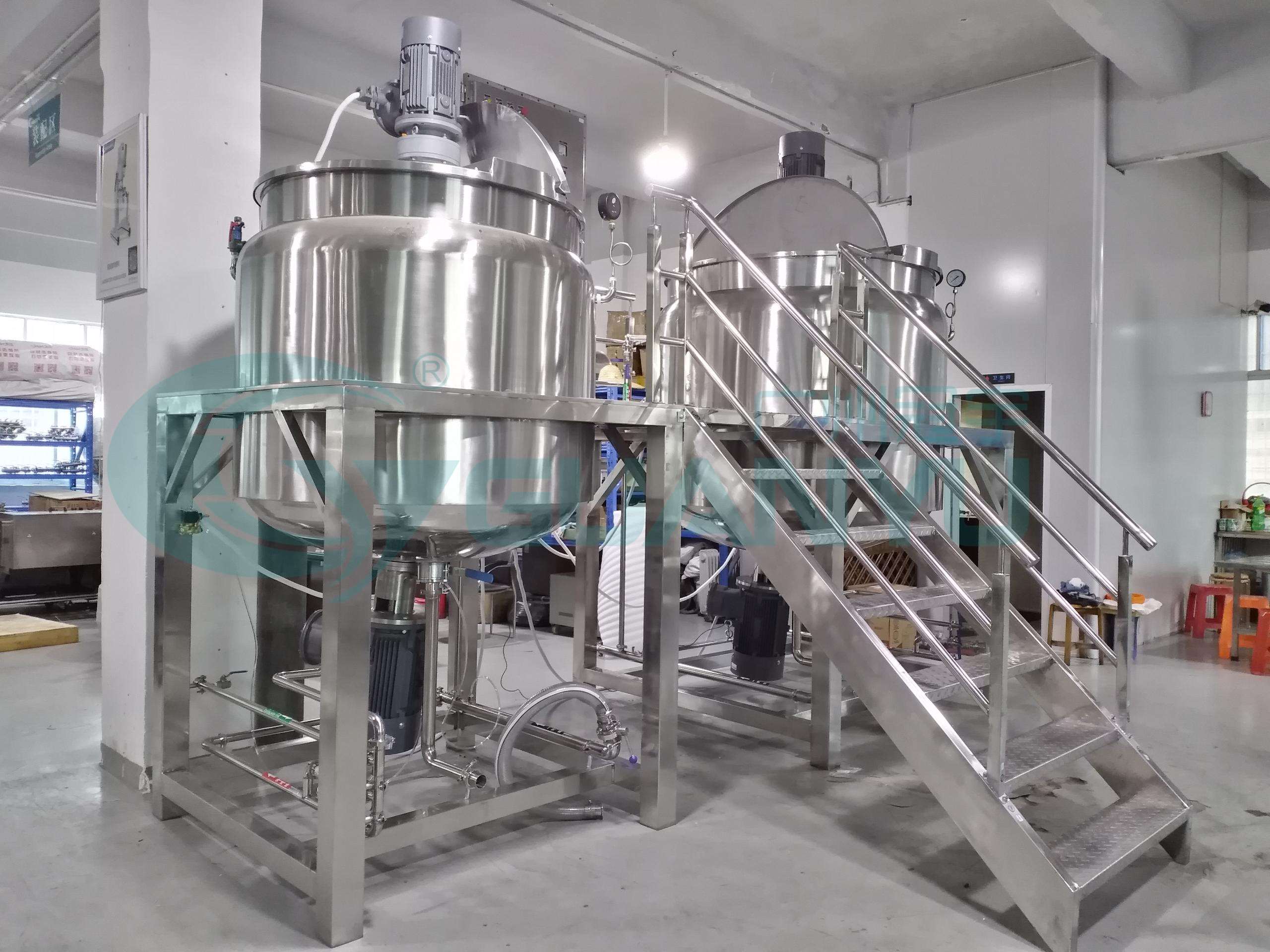 Quality Stainless Steel Mixing Tank Liquid Soap Single Layer Mixing Vessel Liquid Detergent Mixer Manufacturer | GUANYU company